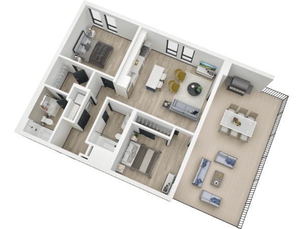 the kingfield floor plan